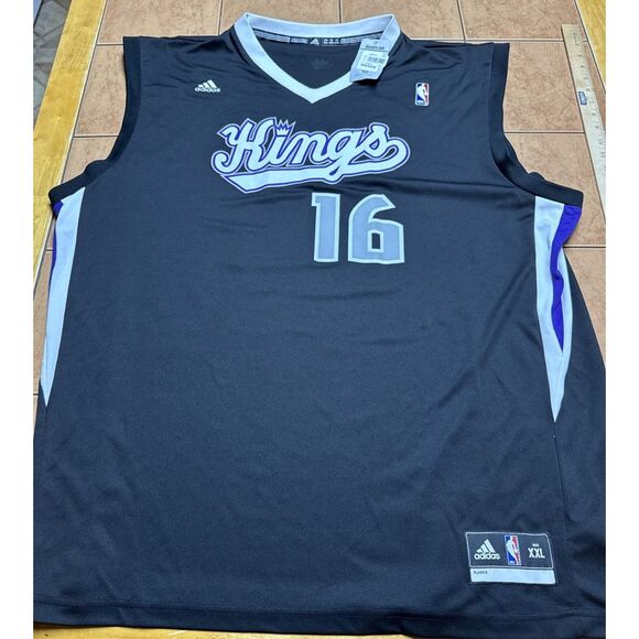 NEW Ben McLemore‎ 23 Sacramento Kings Black Jersey Sz XXL NWT Adidas - Picture 1 of 7